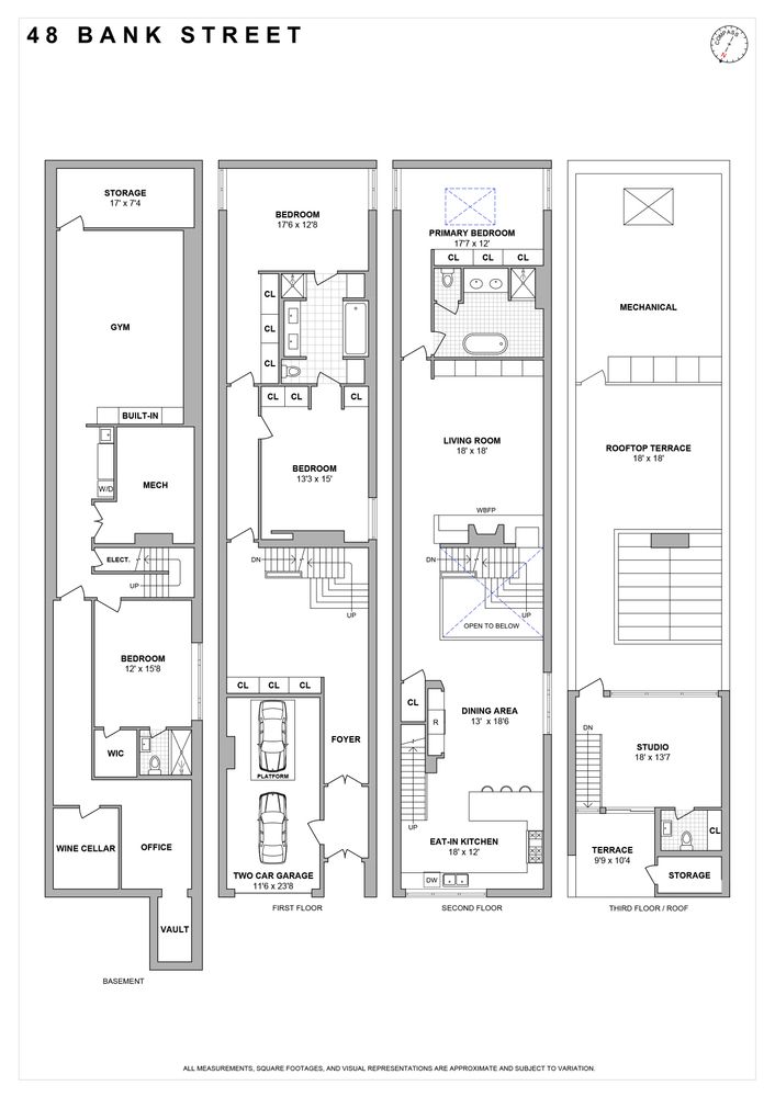 Floorplan for 48 Bank Street