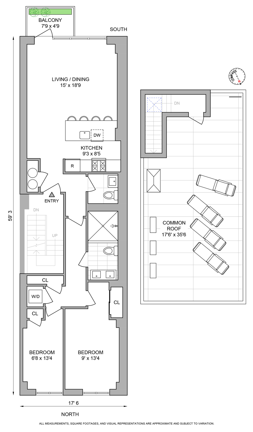 Floorplan for 358 Douglass Street, 3