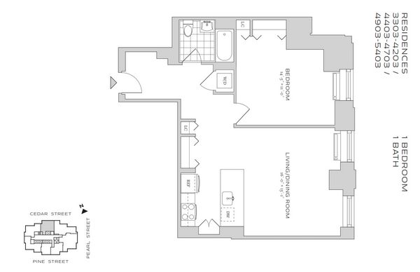 Floorplan for 70 Pine Street, 3703