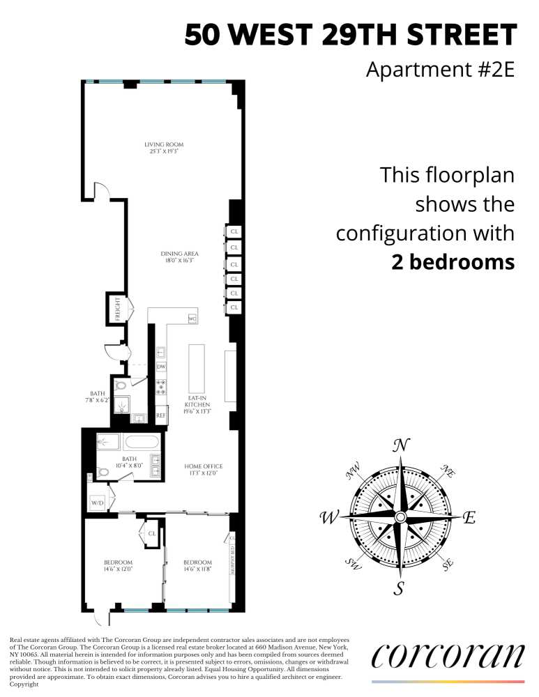 Floorplan for 50 West 29th Street, 2E