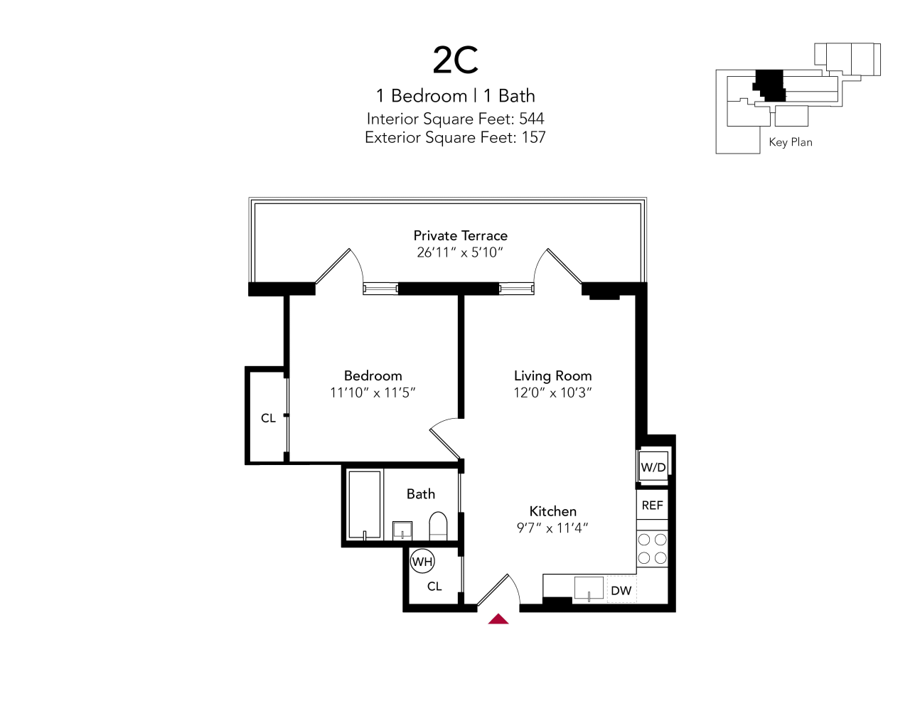 Floorplan for 27-09 40th Avenue, 2C