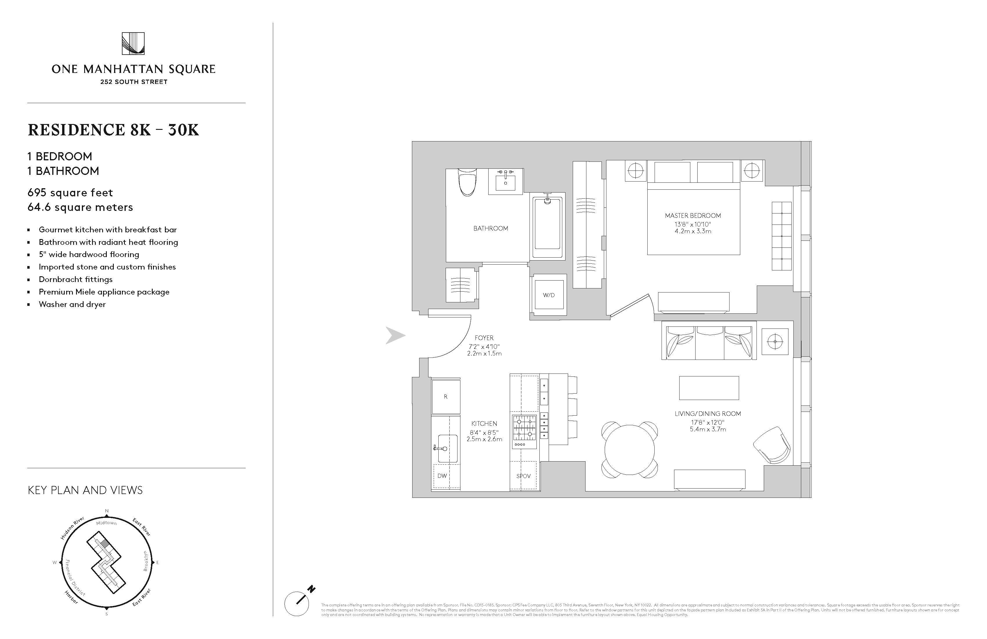 Floorplan for 252 South Street, 16K