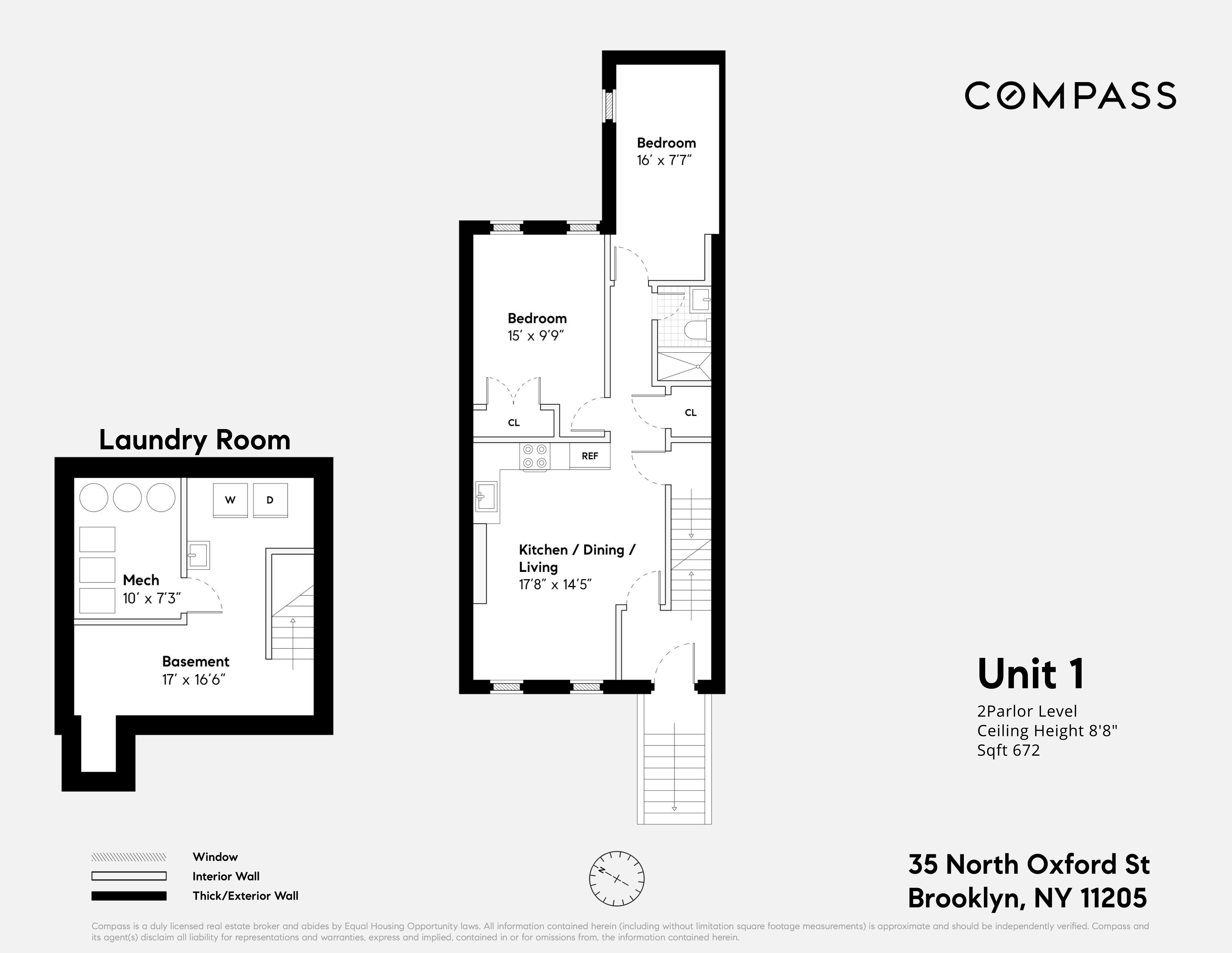 Floorplan for 35 North Oxford Street, 1