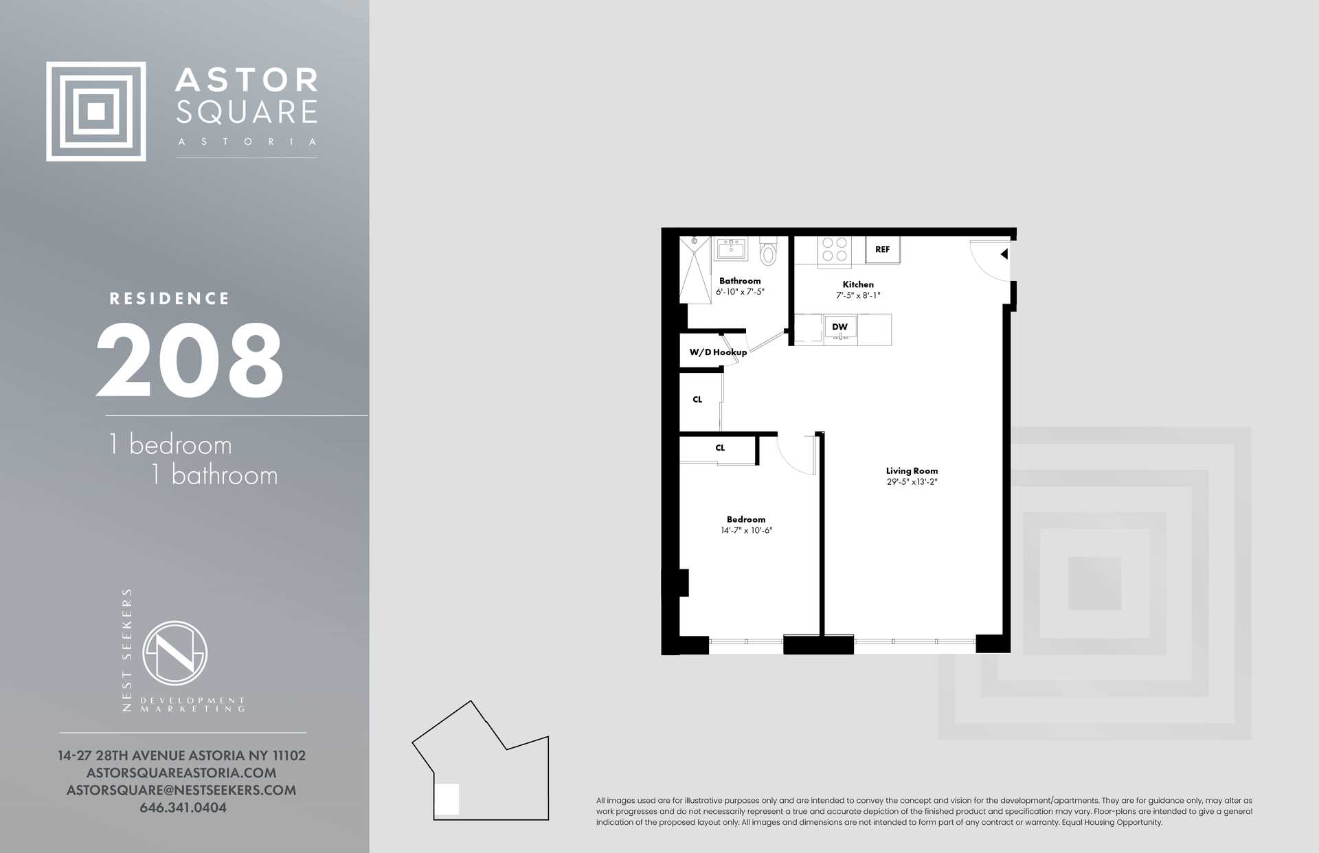 Floorplan for 14-27 28th Avenue, 208