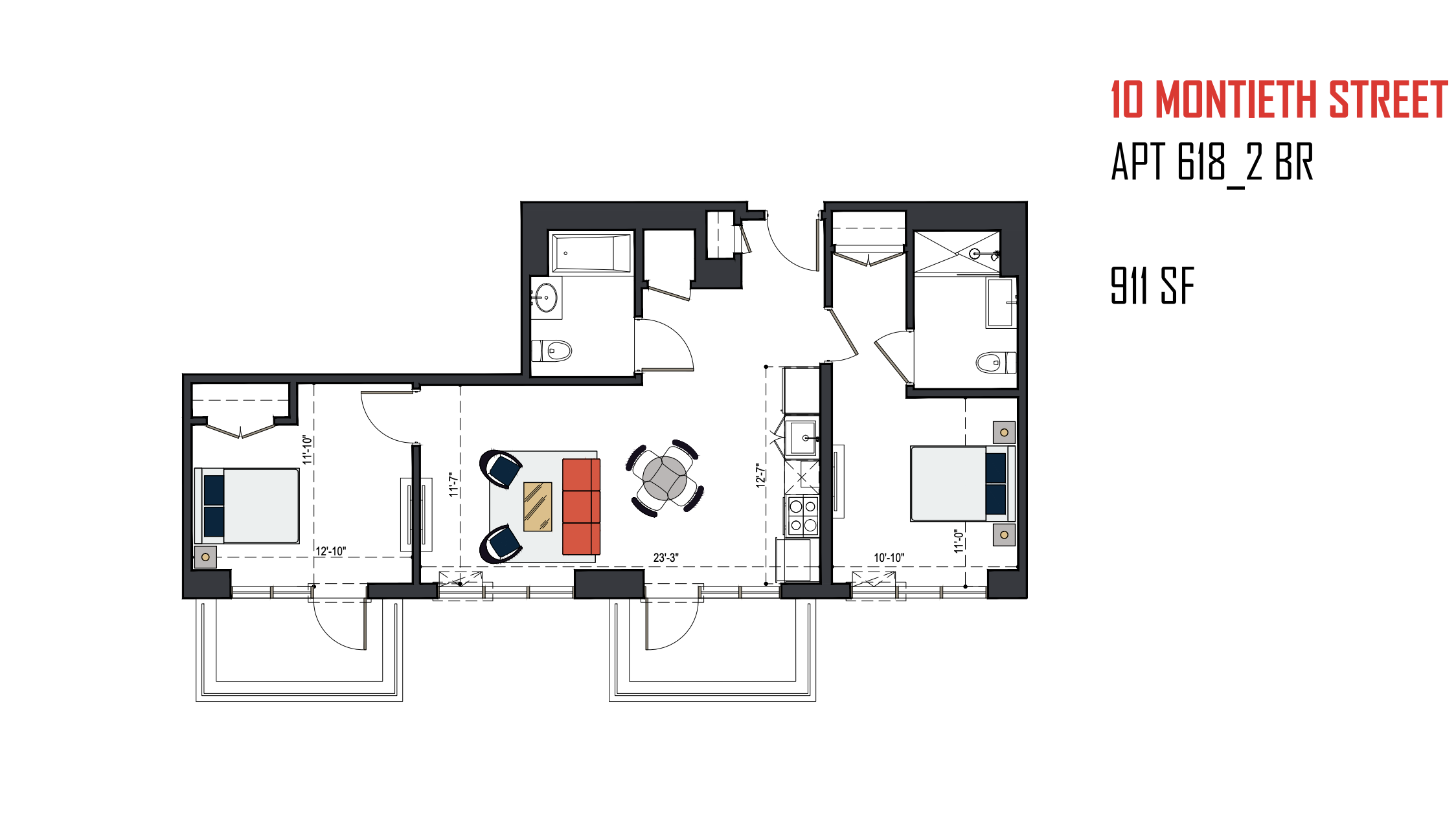 Floorplan for 10 Montieth Street, 618