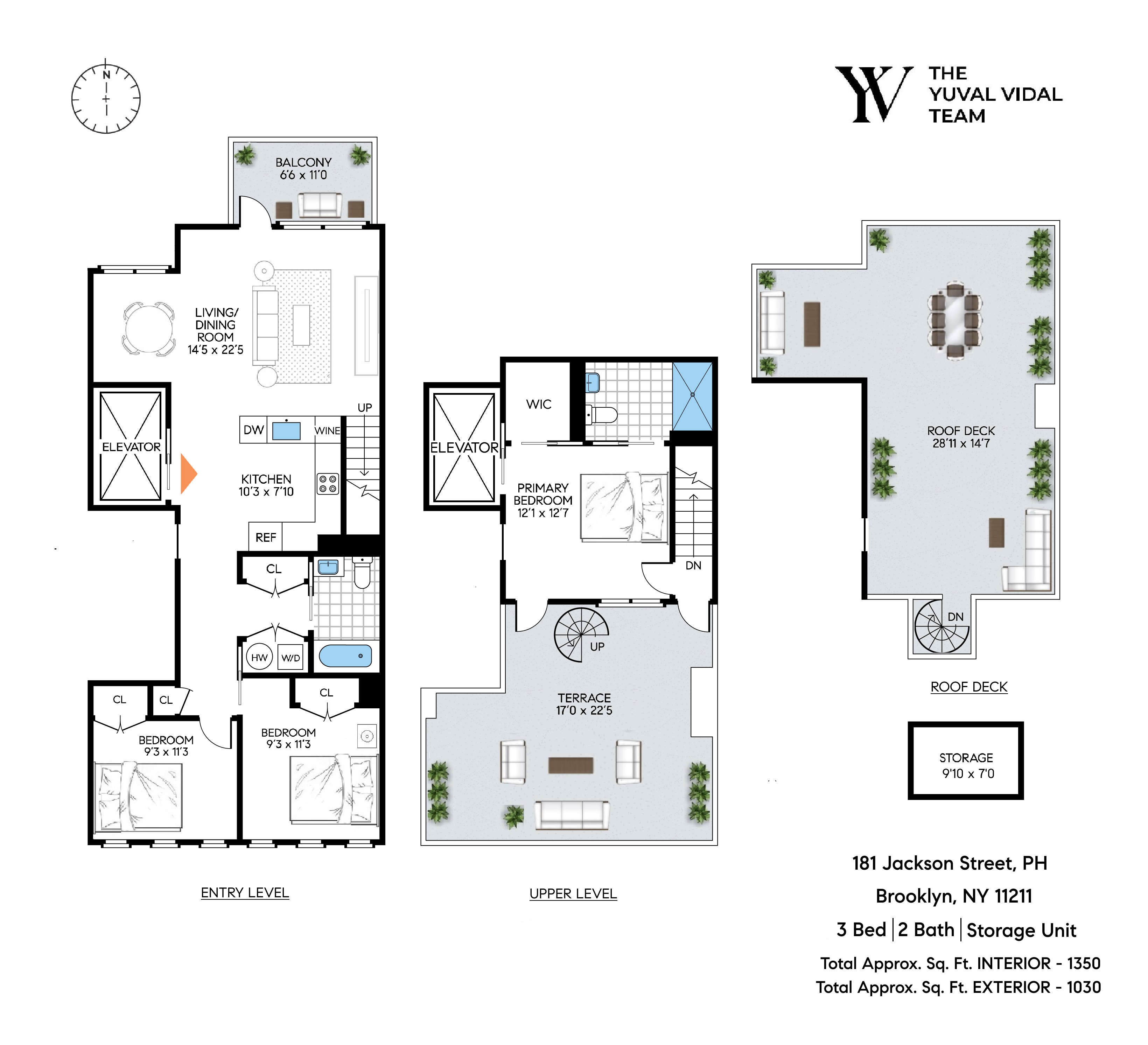 Floorplan for 181 Jackson Street, PH