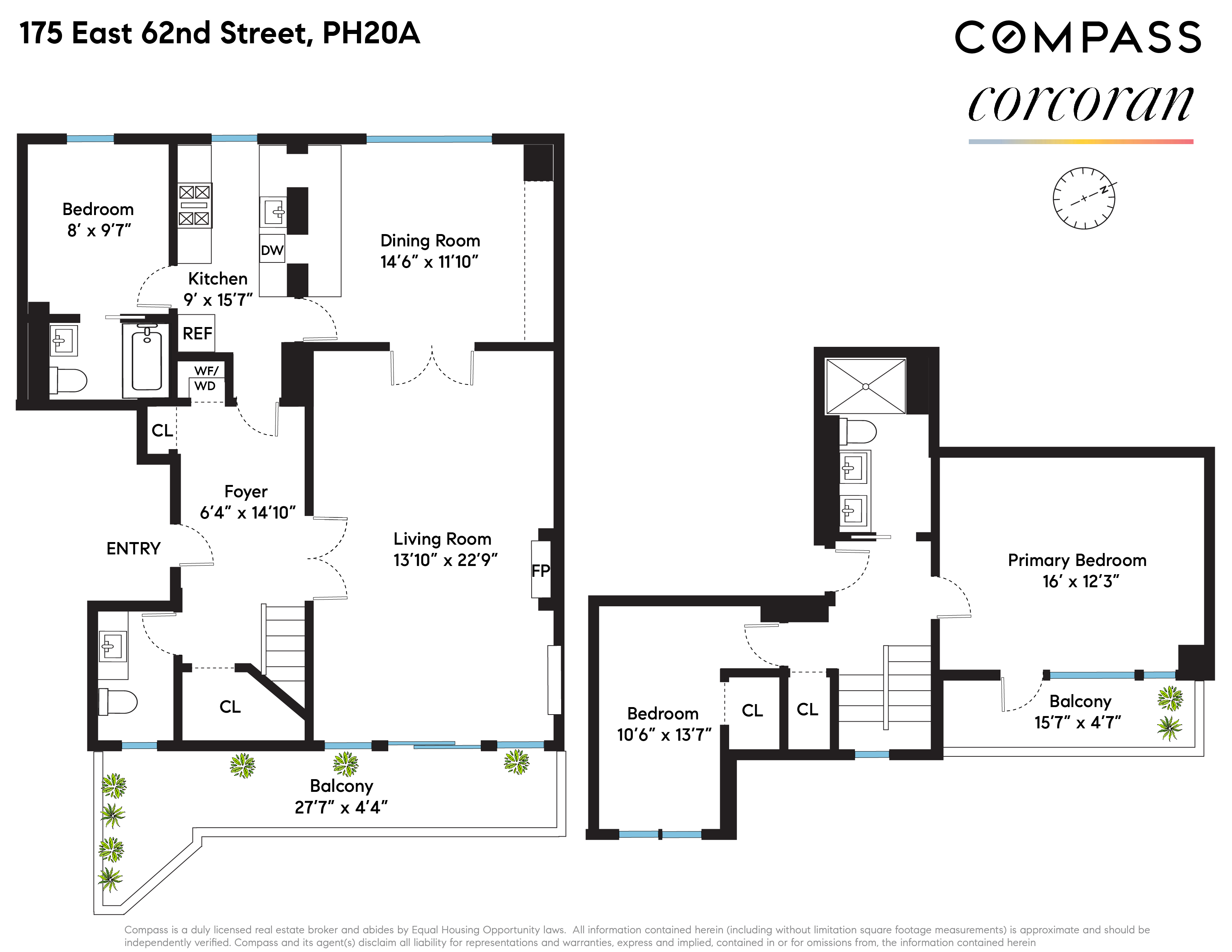 Floorplan for 175 East 62nd Street, PHA