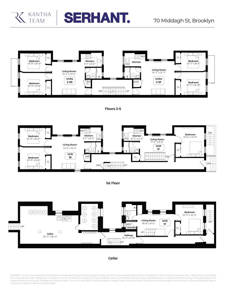 Floorplan for 70 Middagh Street