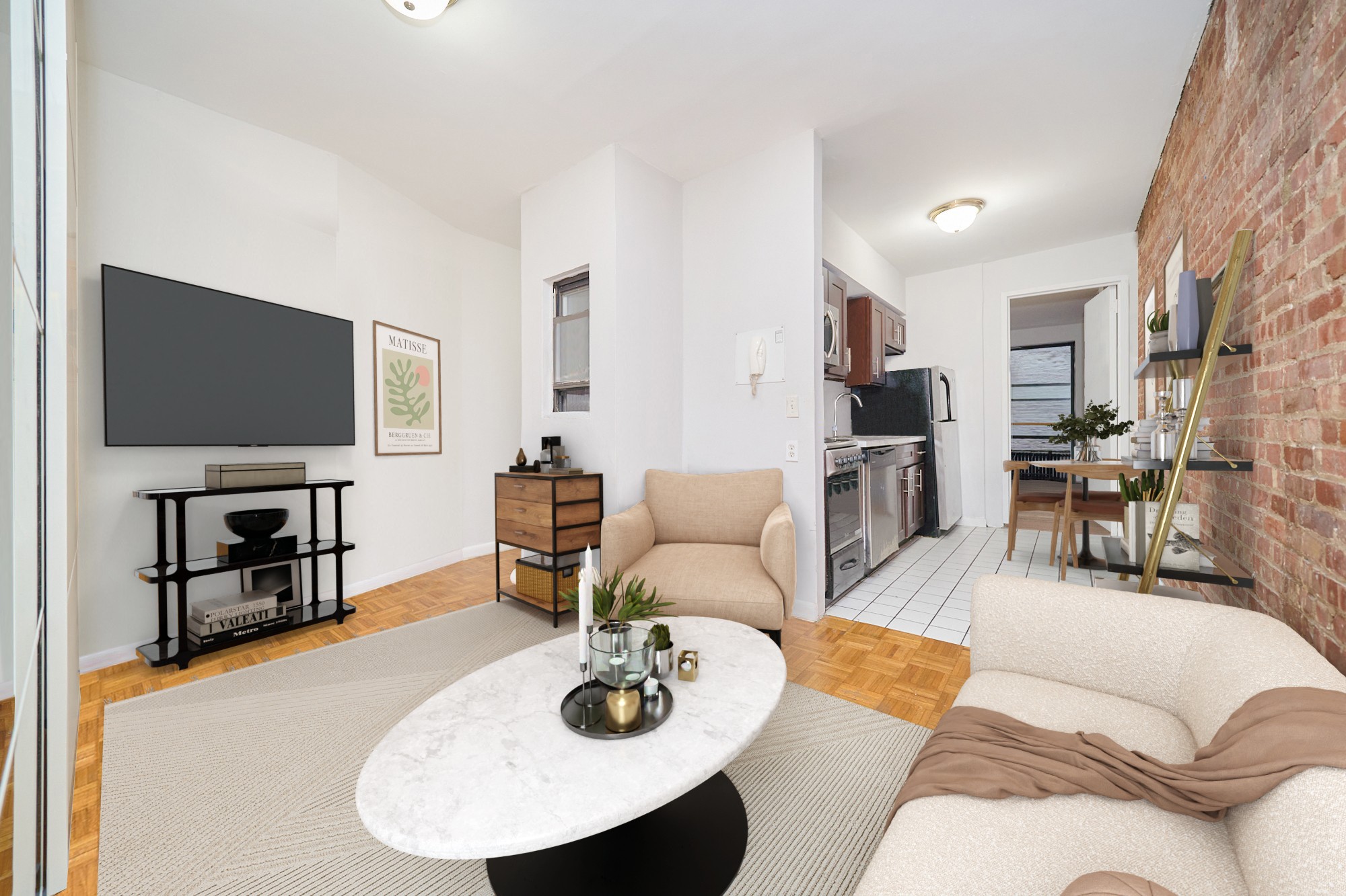 Photo 1 of 335 West 43rd Street 2Aa, Midtown West, NYC, $3,650, Web #: 1088798015