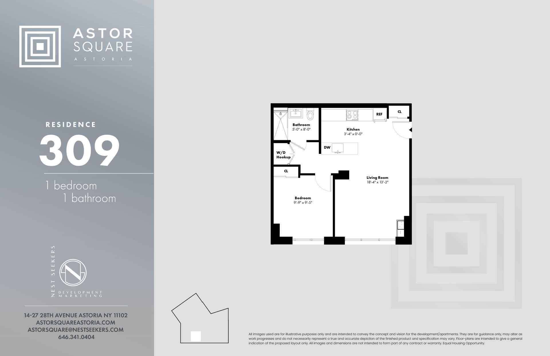 Floorplan for 14-27 28th Avenue, 309