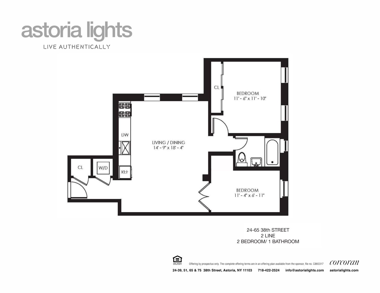 Floorplan for 24-65 38th Street, C2