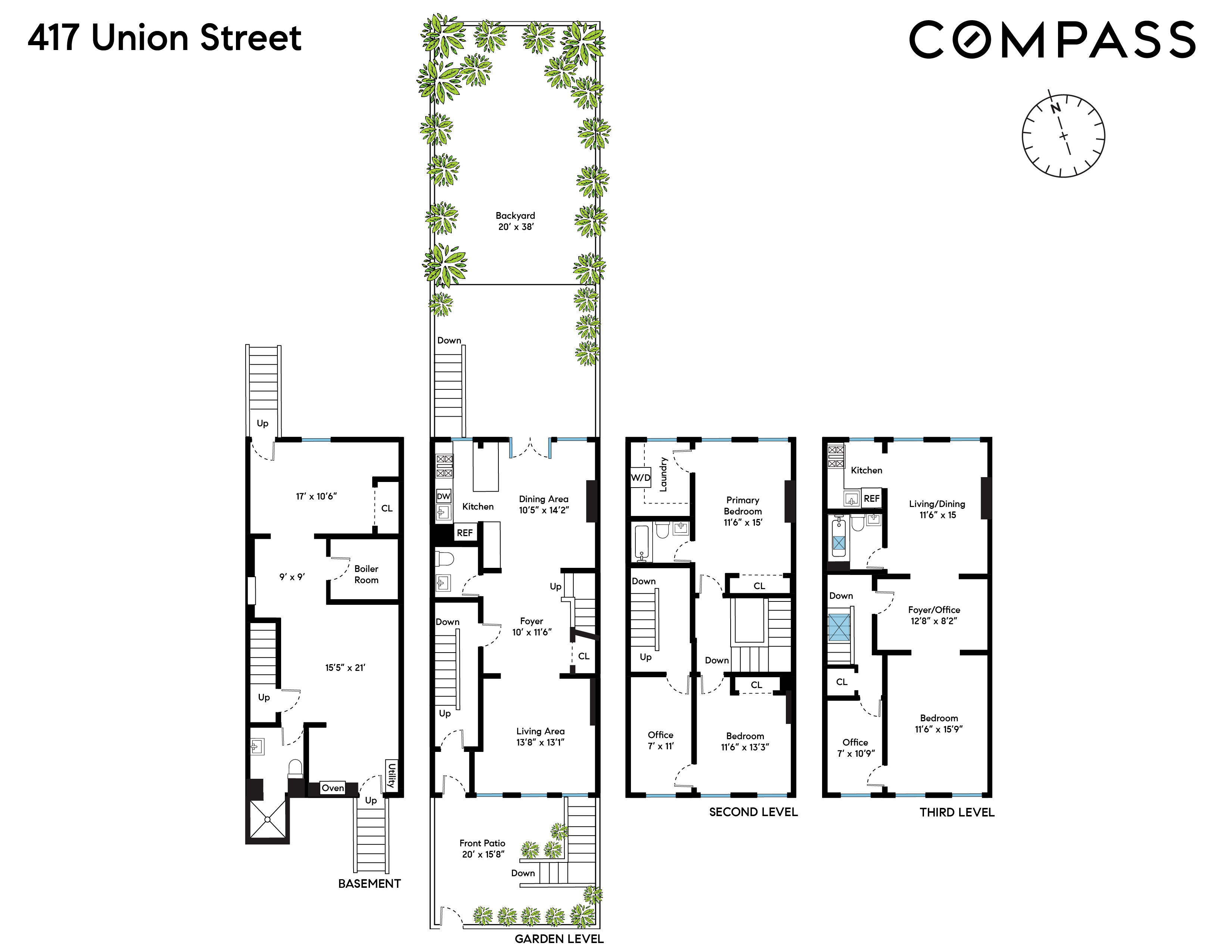 Floorplan for 417 Union Street