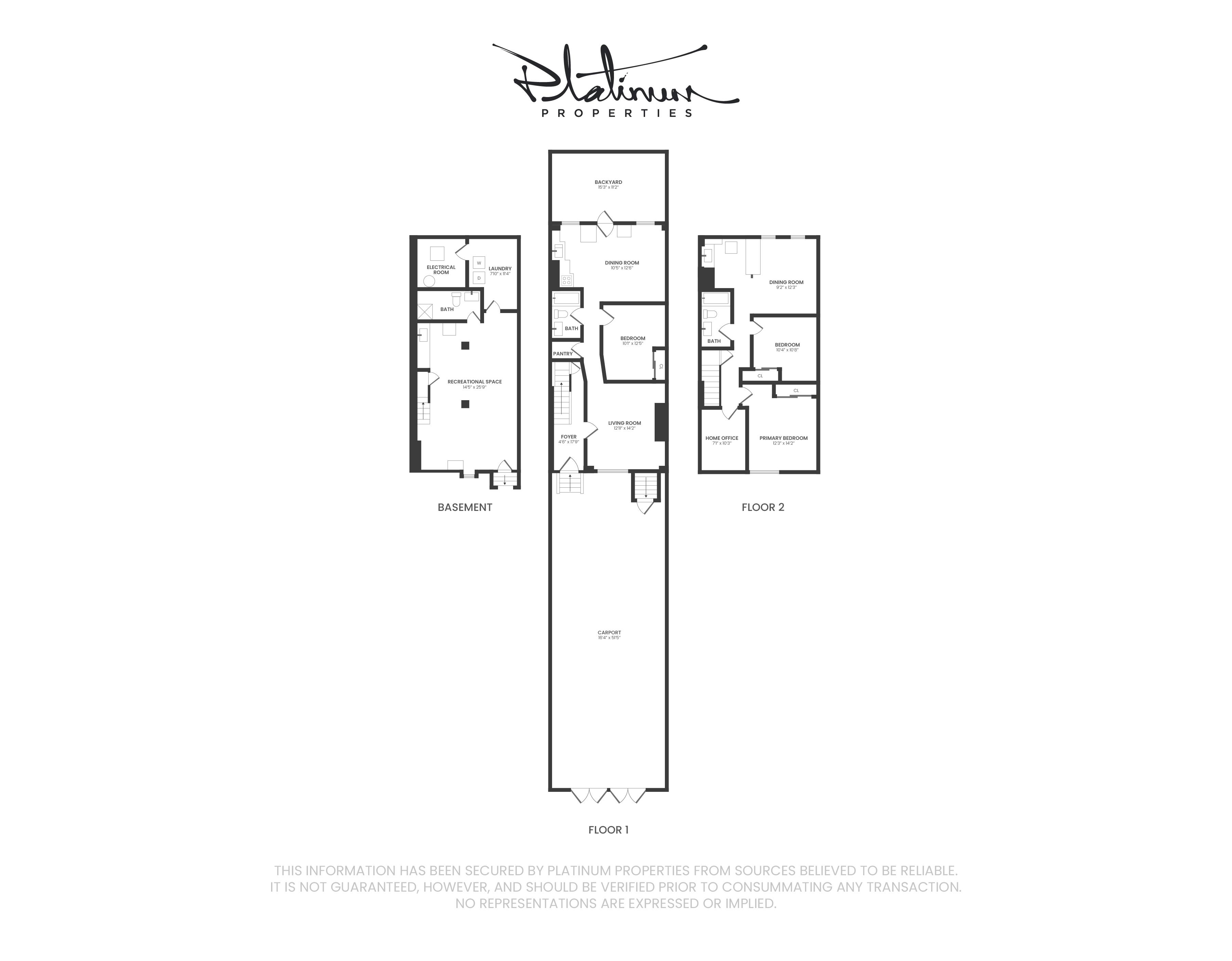 Floorplan for 71 Stagg Street