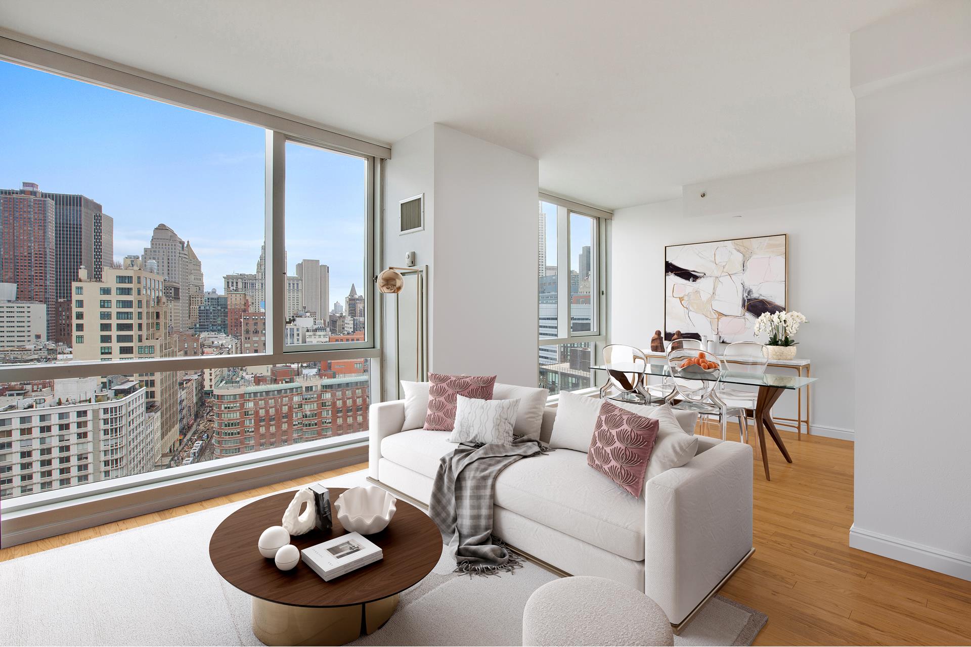 200 Chambers Street 17E, Tribeca, Downtown, NYC - 1 Bedrooms  
1.5 Bathrooms  
4 Rooms - 