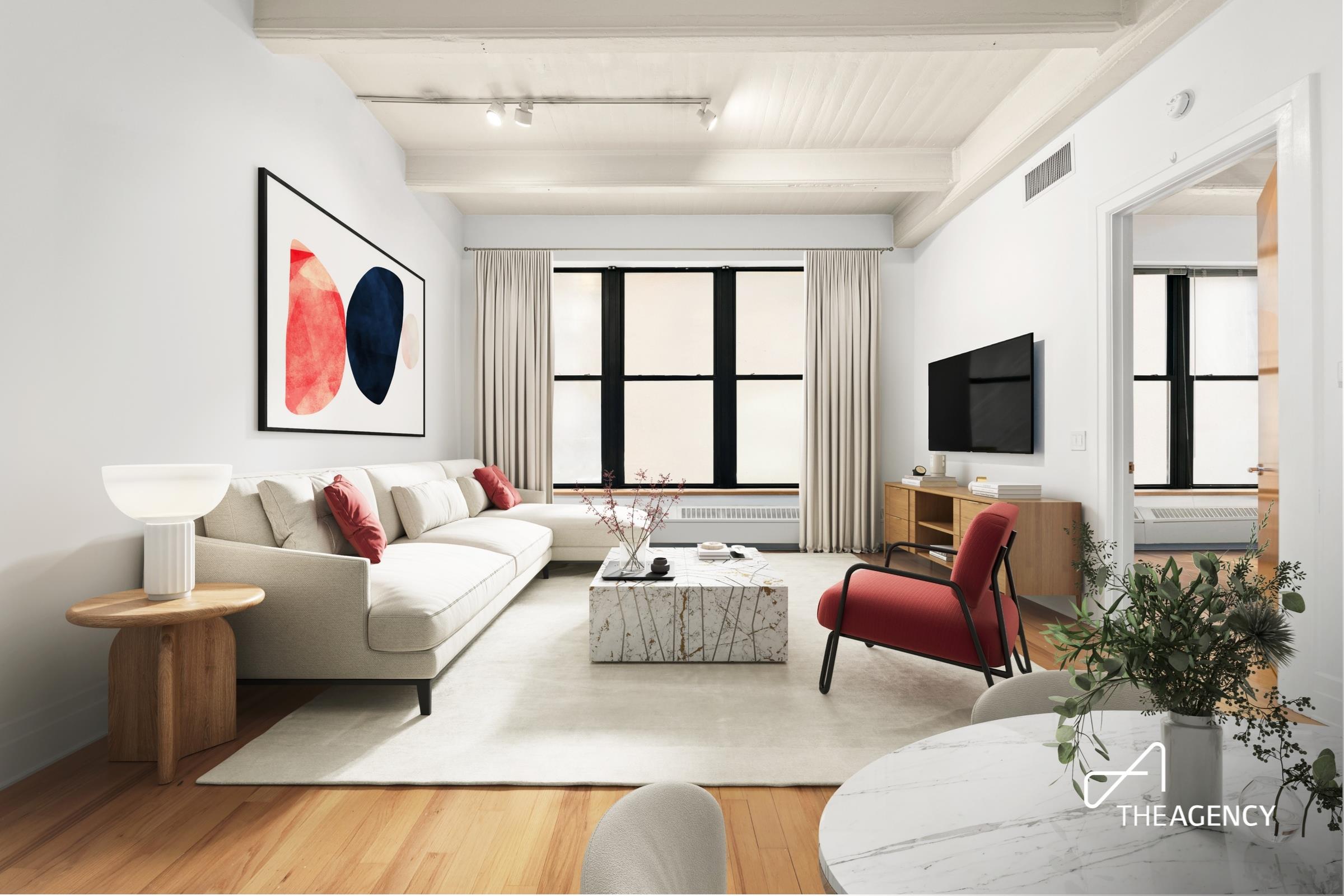 30 Main Street 3-D, Dumbo, Brooklyn, New York - 2 Bedrooms  
1.5 Bathrooms  
5 Rooms - 