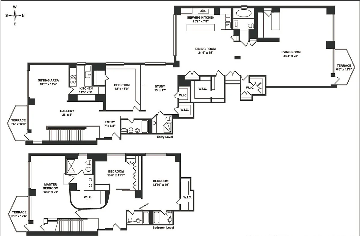 Floorplan for 118 East 60th Street, 33A