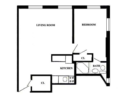 Floorplan for 151 East 20th Street, 3D