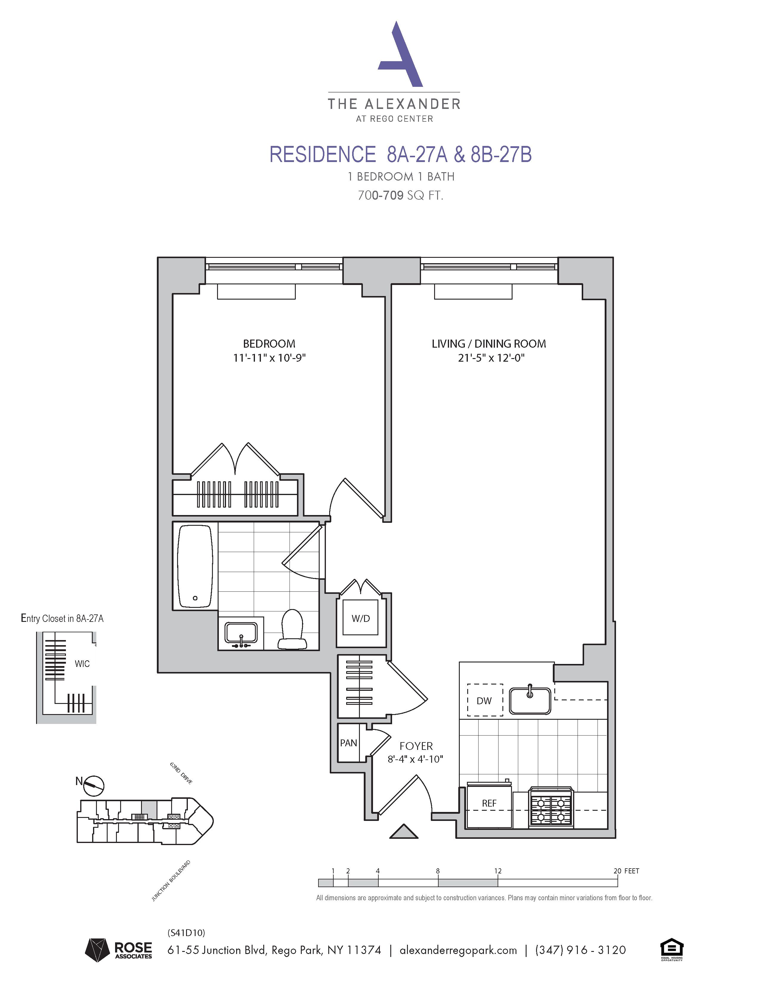 Floorplan for 61-55 Junction Boulevard, 8-B