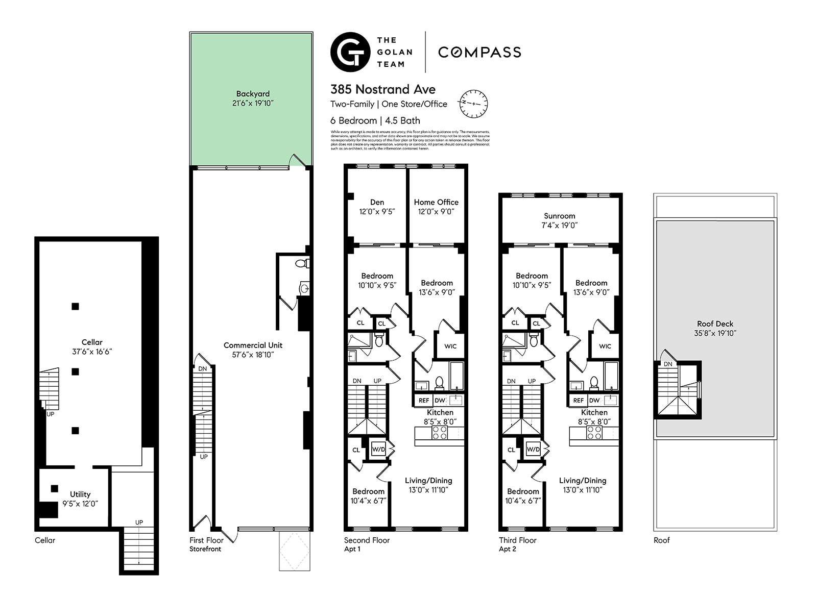 Floorplan for 385 Nostrand Avenue