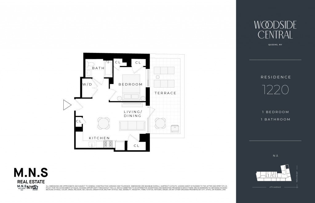 Floorplan for 46-10 70th Street, 1220