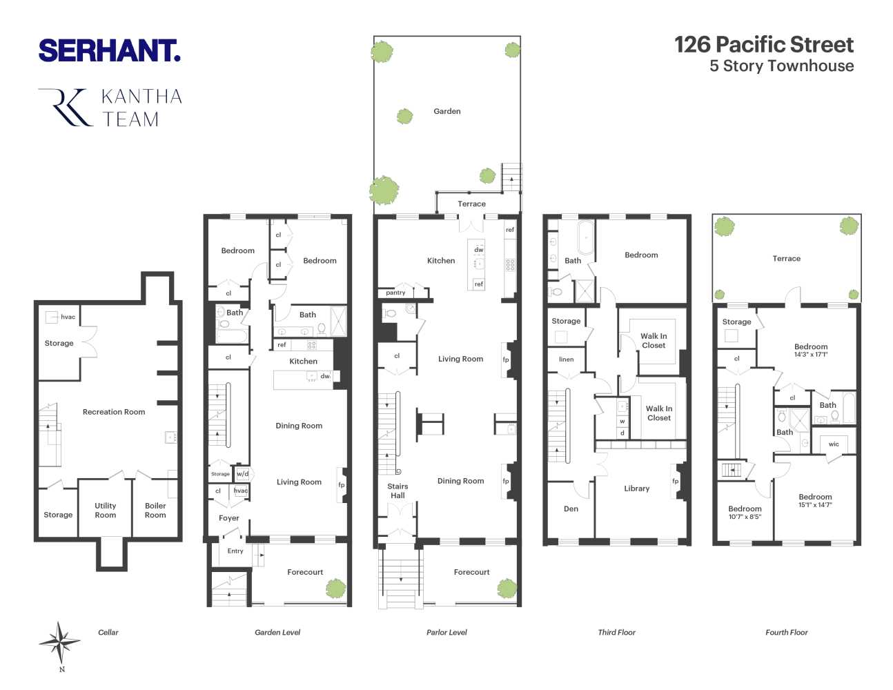 Floorplan for 126 Pacific Street