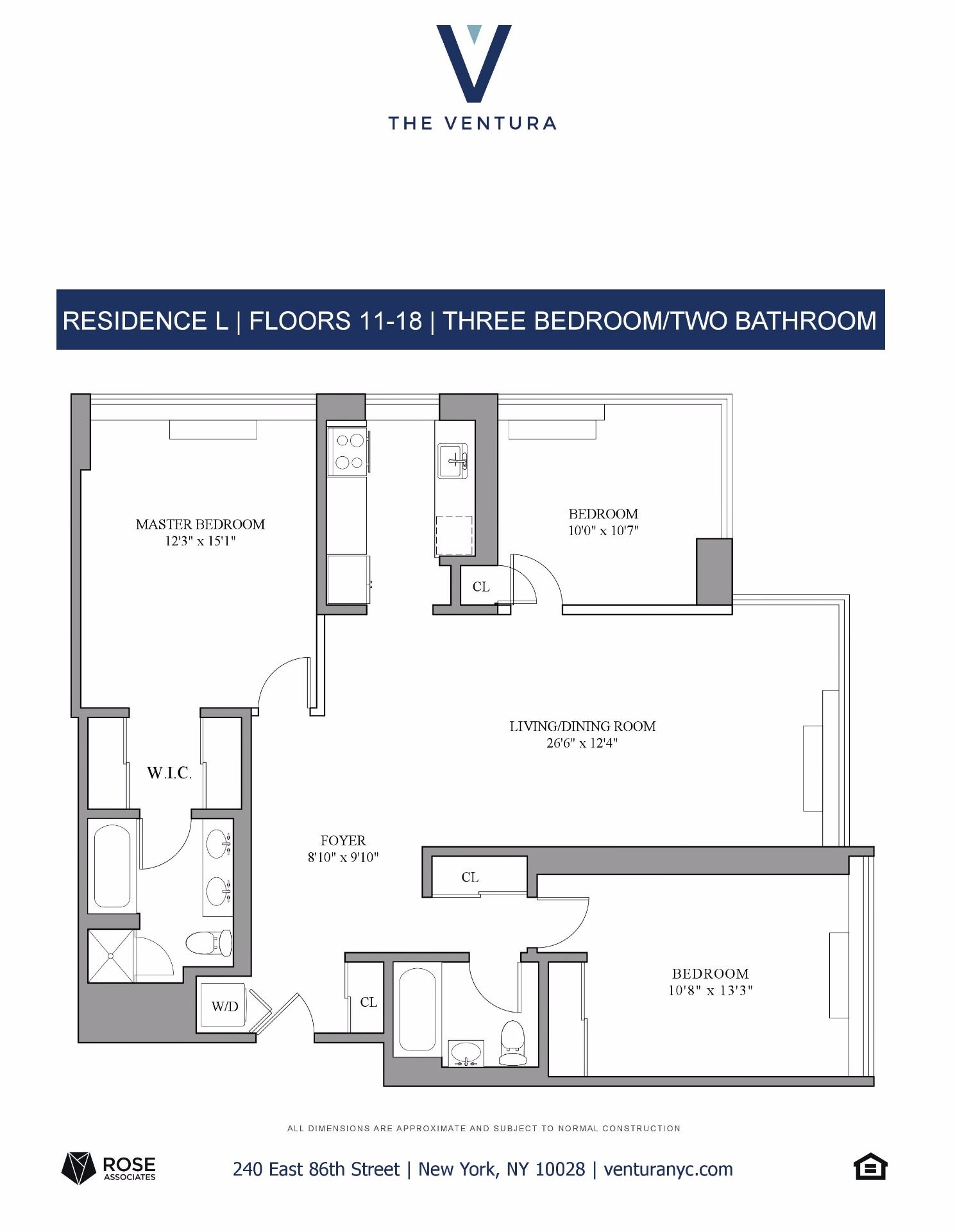 Floorplan for 240 East 86th Street, 18-L