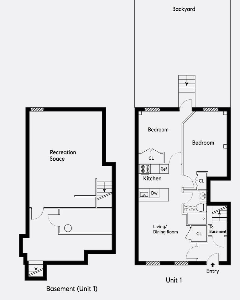 Floorplan for 116 Madison Street, 1