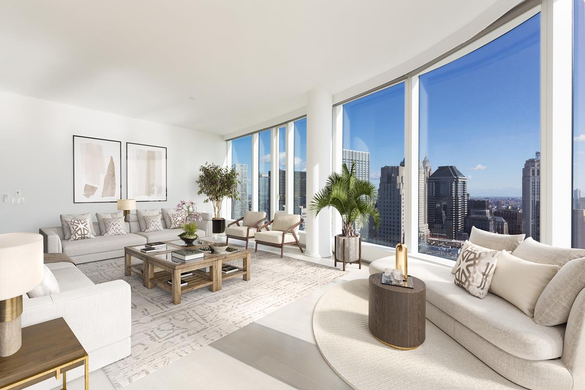 50 West Street 53-B, Financial District, Downtown, NYC - 3 Bedrooms  
3.5 Bathrooms  
6 Rooms - 