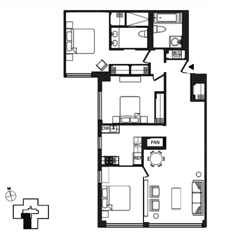 Floorplan for 200 East 66th Street, B205