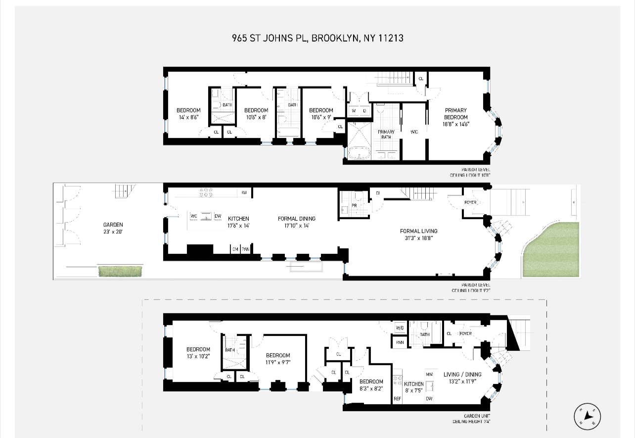 Floorplan for 965 St Johns Place