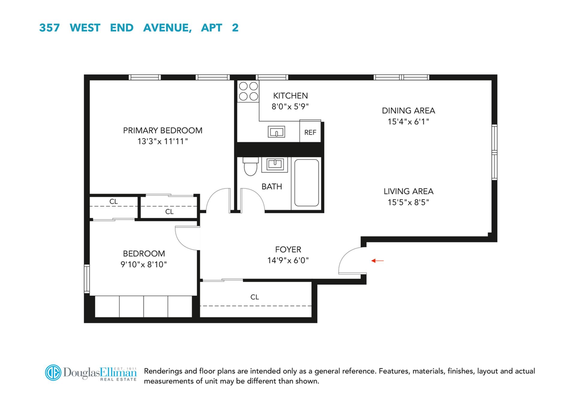 Floorplan for 357 West End Avenue, 2