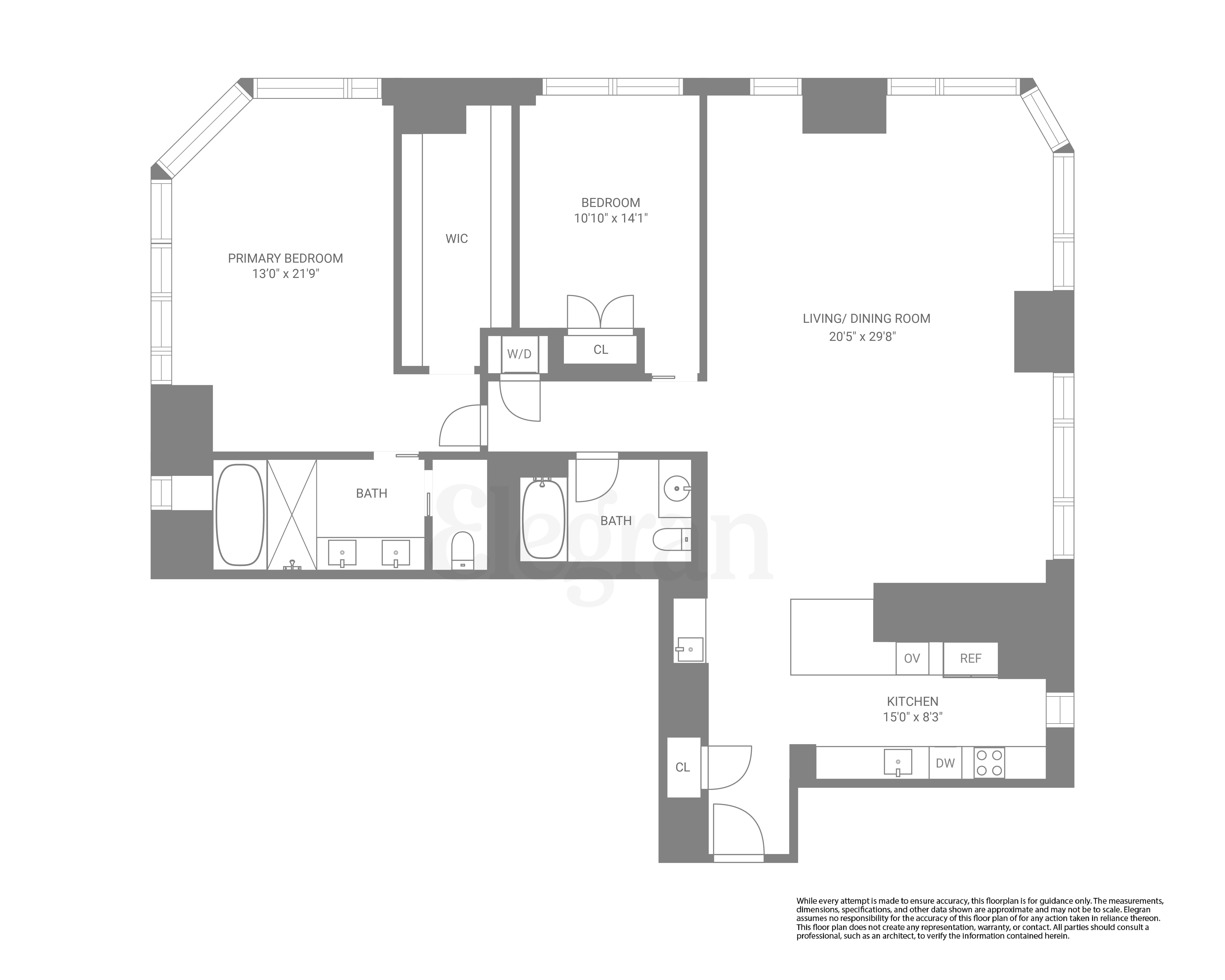 Floorplan for 45 East 22nd Street, 35-A