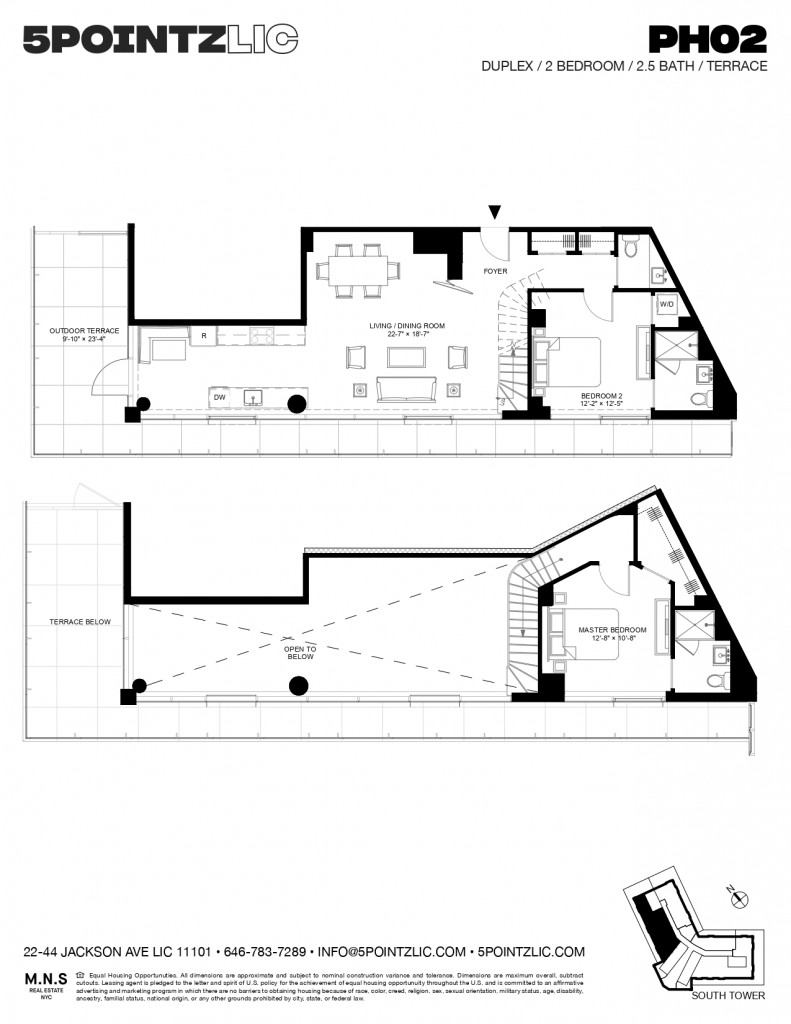 Floorplan for 22-44 Jackson Avenue, PH-02