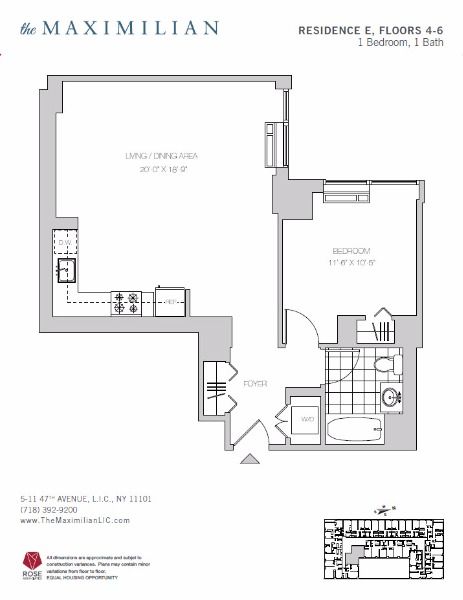 Floorplan for 5-11 47th Avenue, 5-E