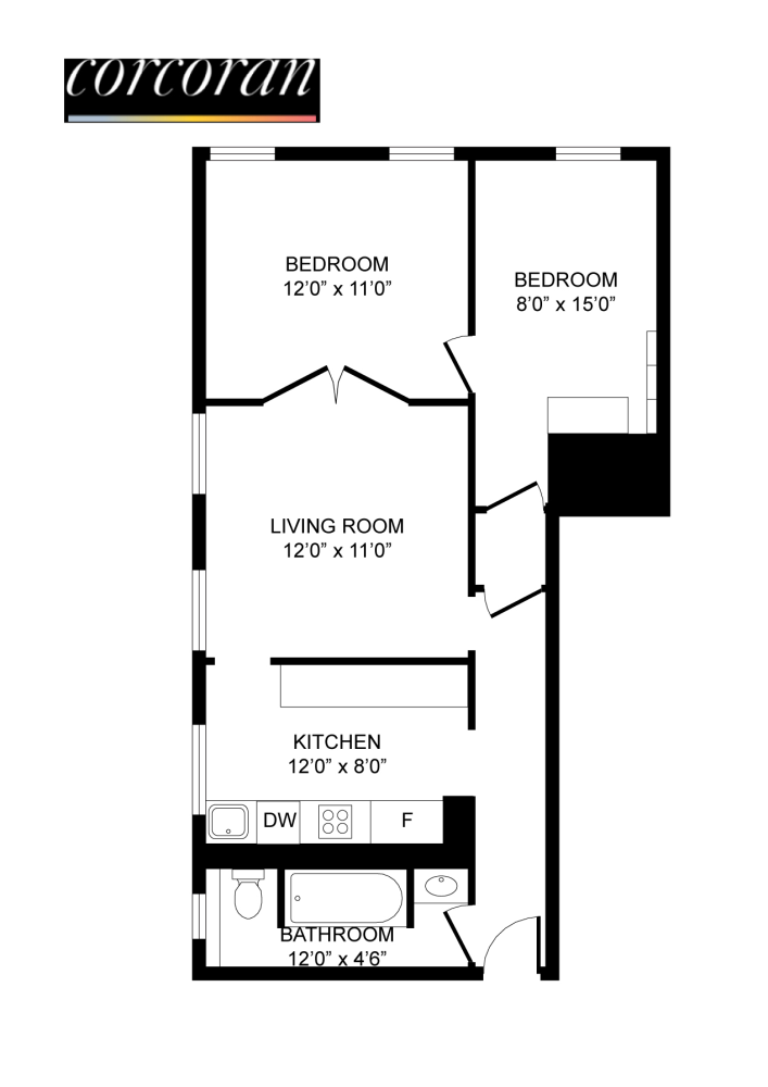 Floorplan for 40 Tiemann Place, 4A