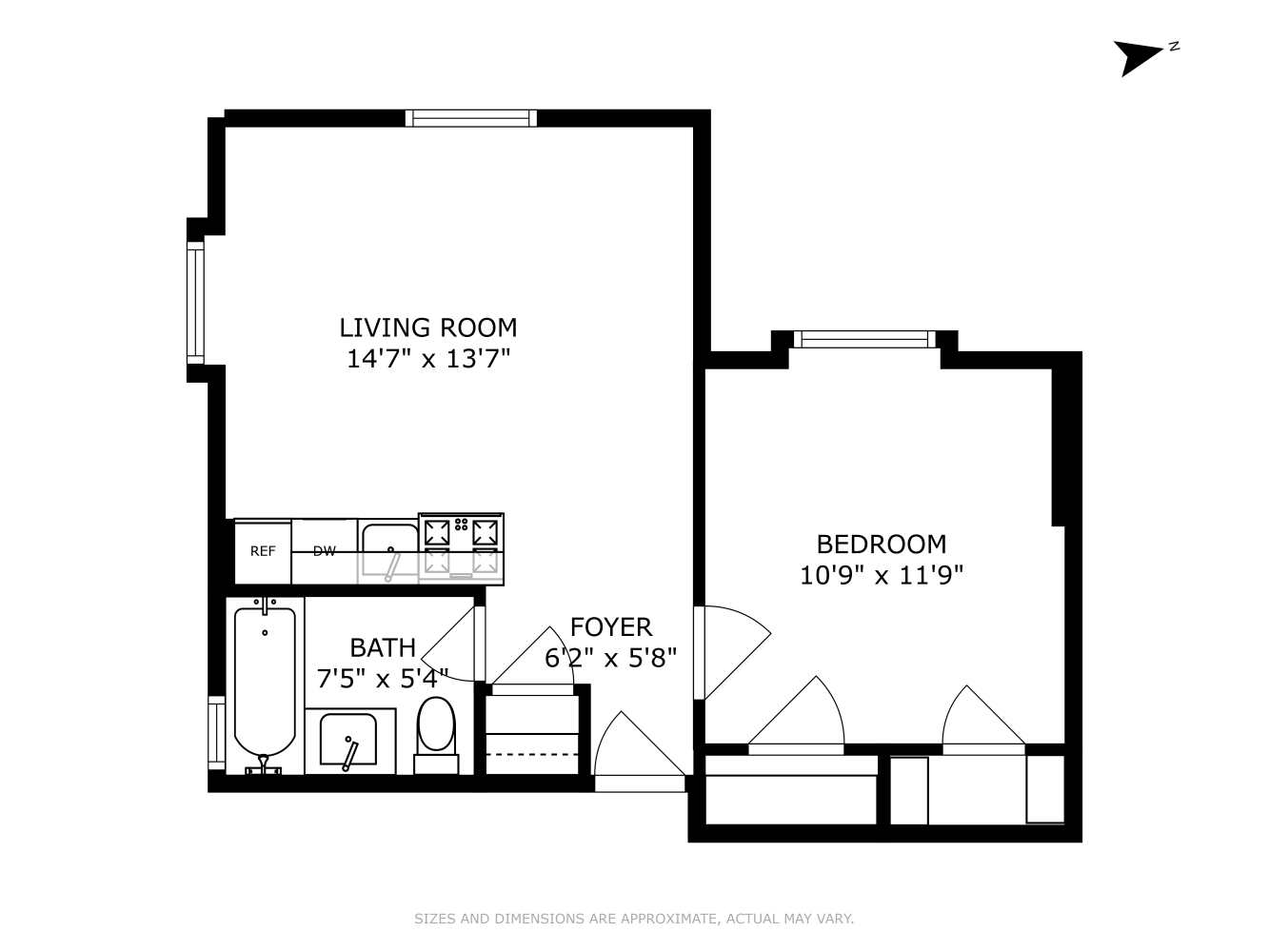 Floorplan for 102 West 80th Street, 16