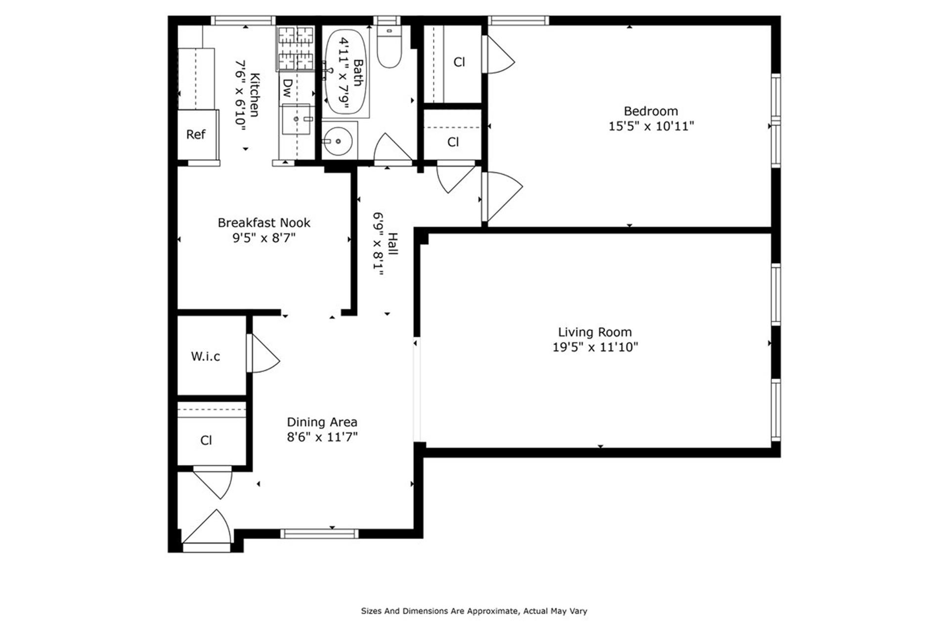 Floorplan for 3017 Riverdale Avenue, 6A