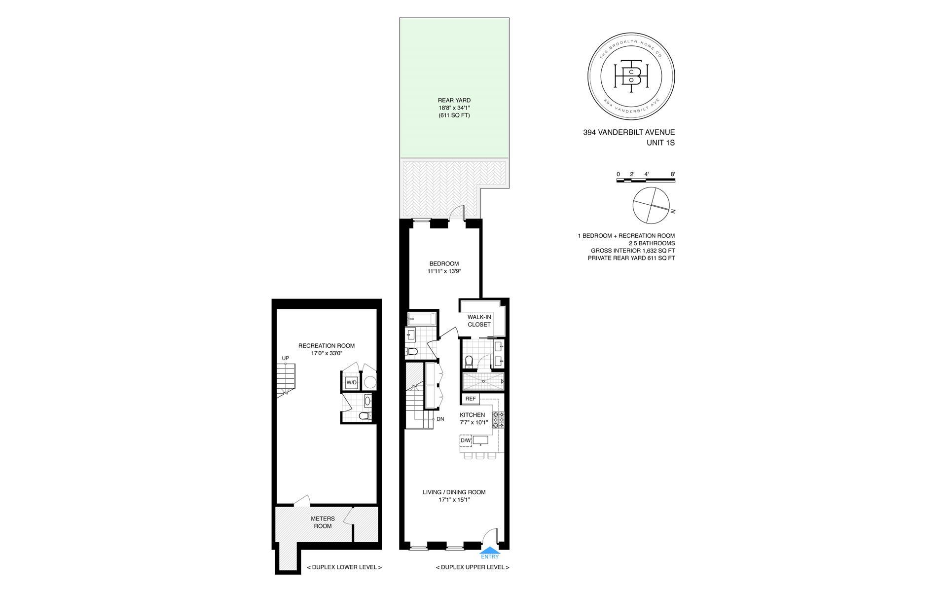 Floorplan for 394 Vanderbilt Avenue, 1S