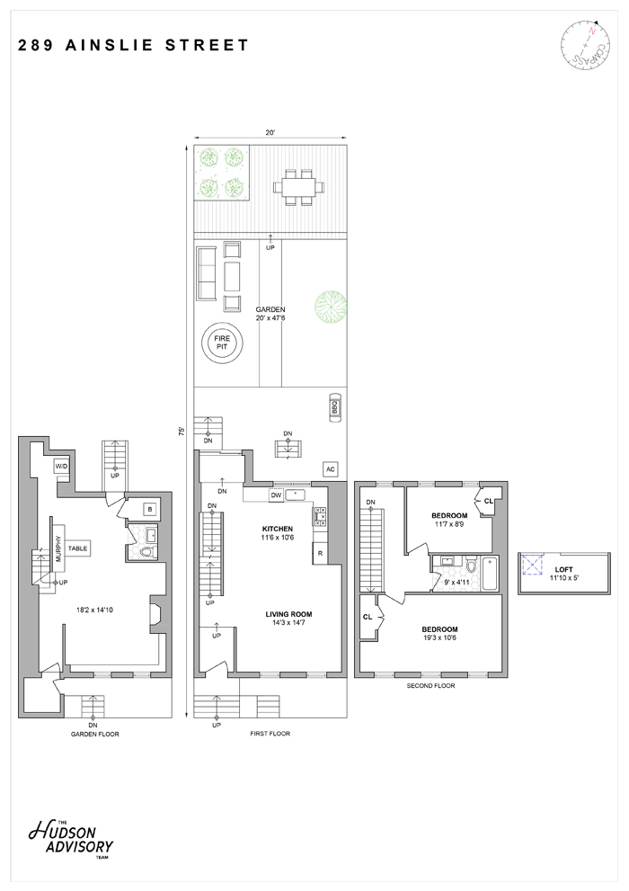 Floorplan for 289 Ainslie Street