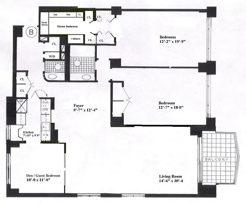 Floorplan for 303 East 57th Street, 41B