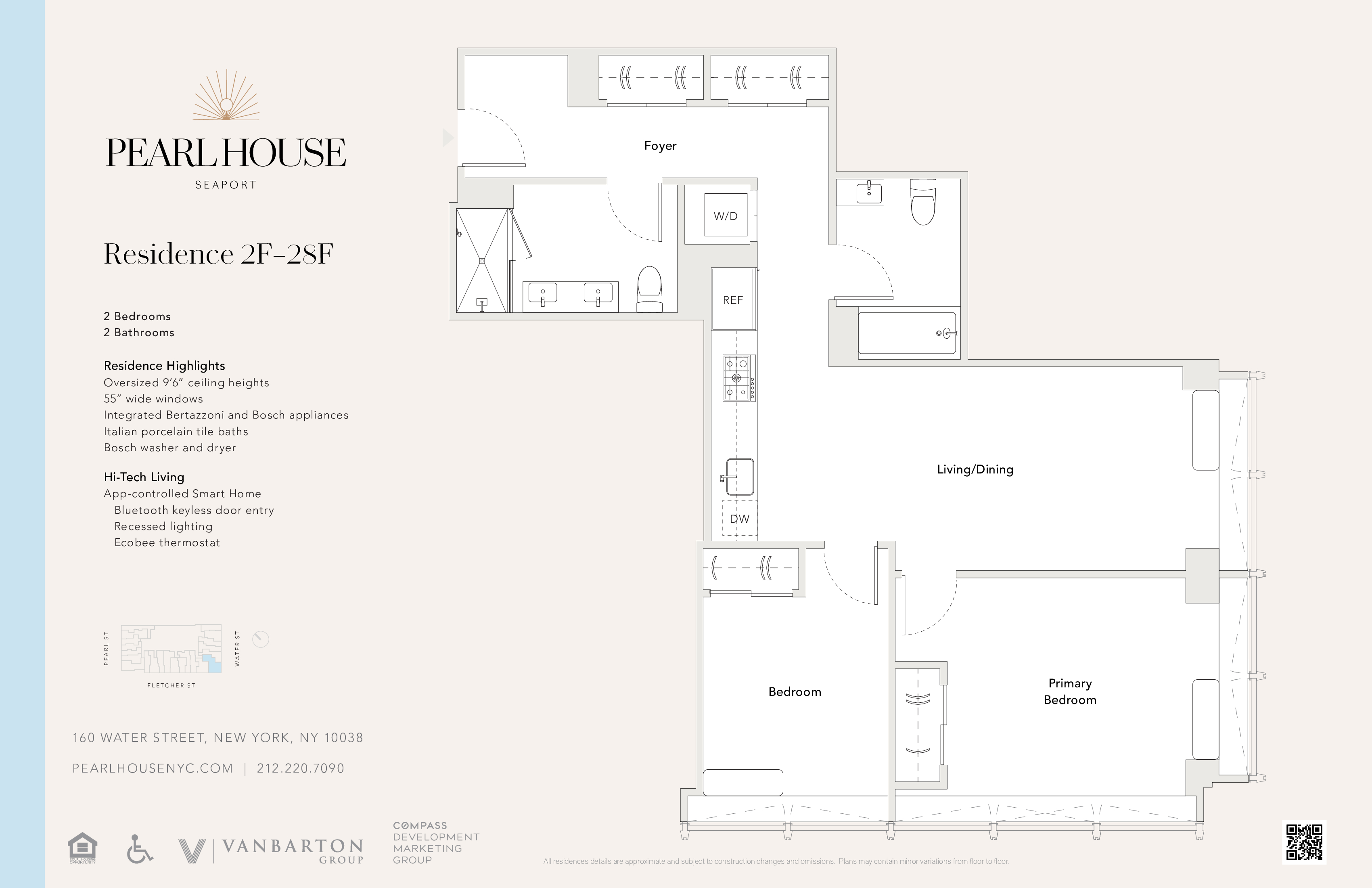 Floorplan for 160 Water Street, 25F