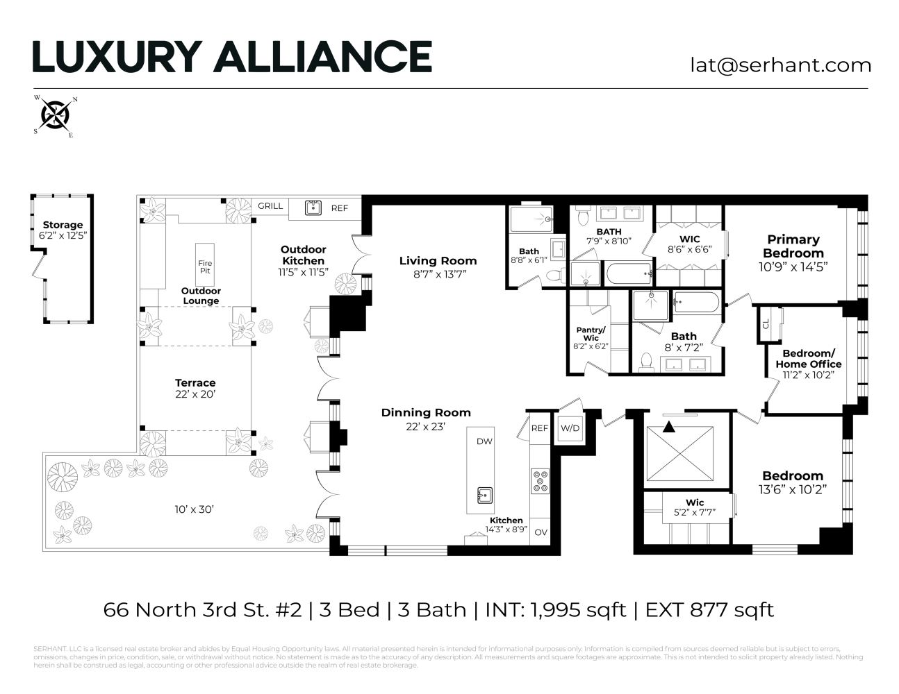 Floorplan for 66 North 3rd Street, 2