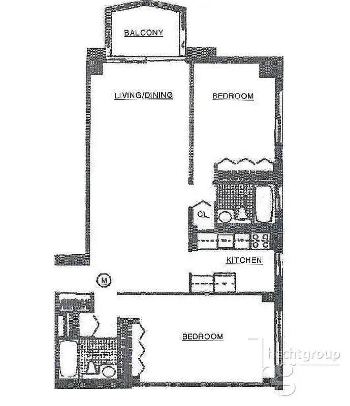 Floorplan for 220 East 65th Street, 10-M