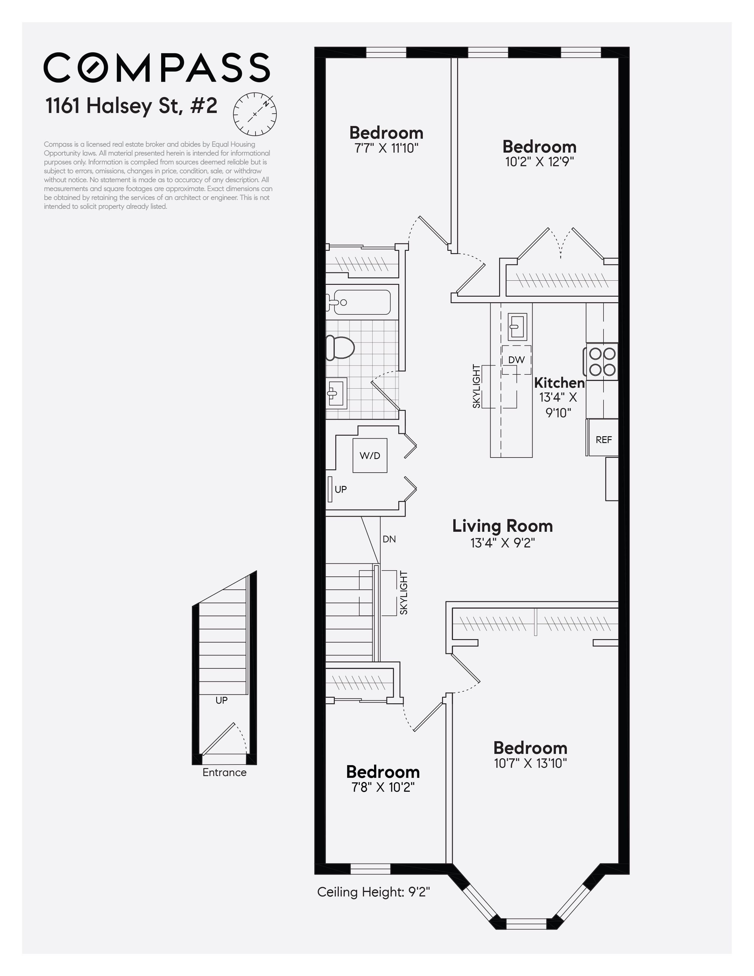 Floorplan for 1161 Halsey Street, 2