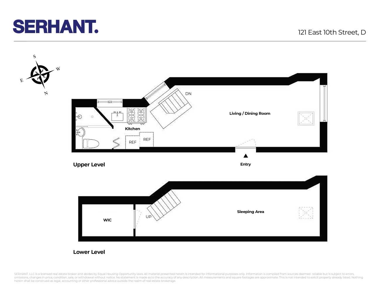 Floorplan for 121 East 10th Street, D