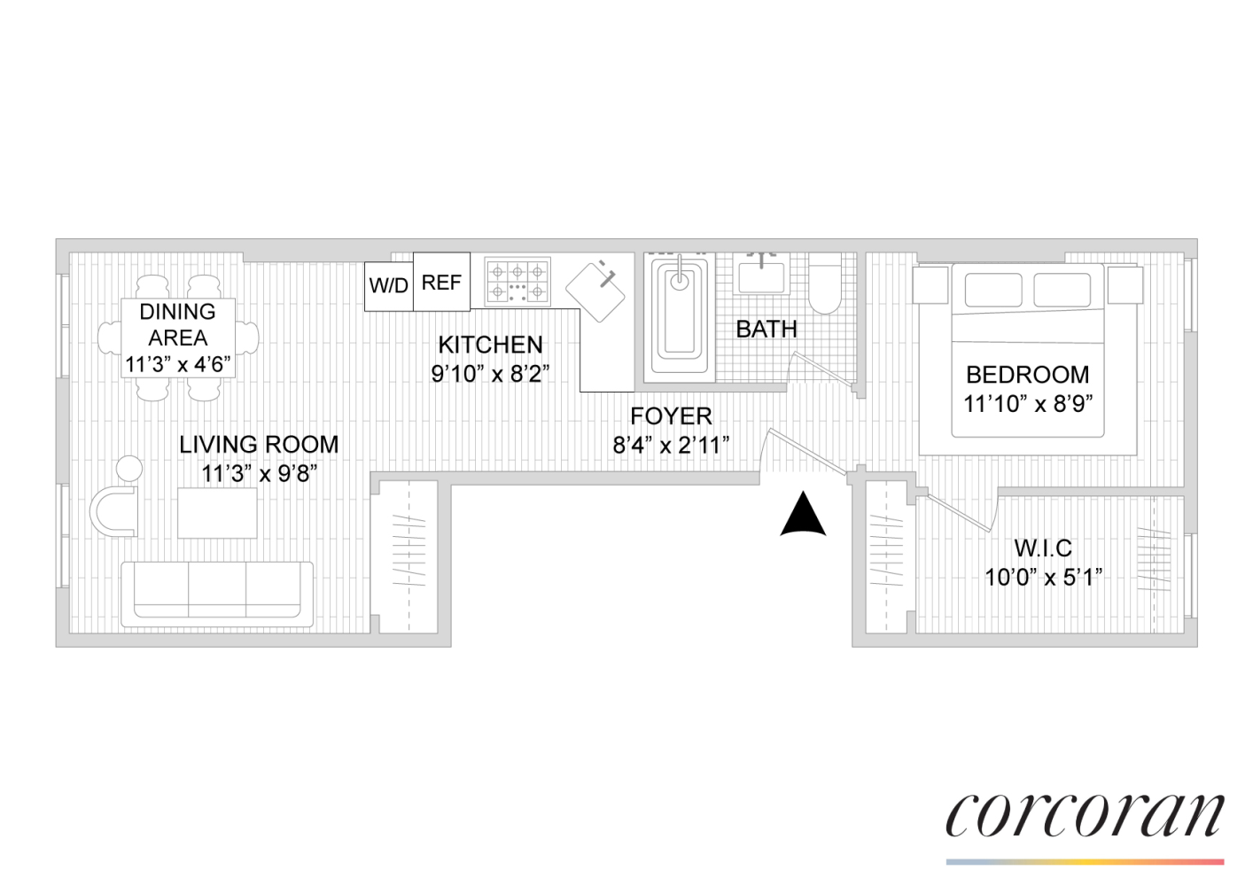 Floorplan for 255 Clifton Place, 3