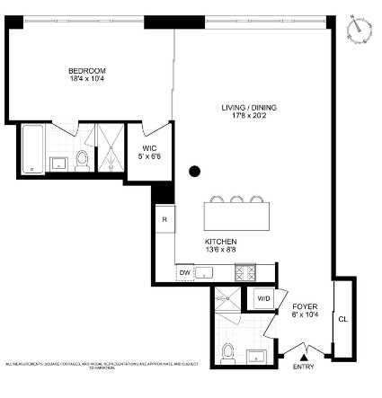 Floorplan for 21 Astor Place, 2A