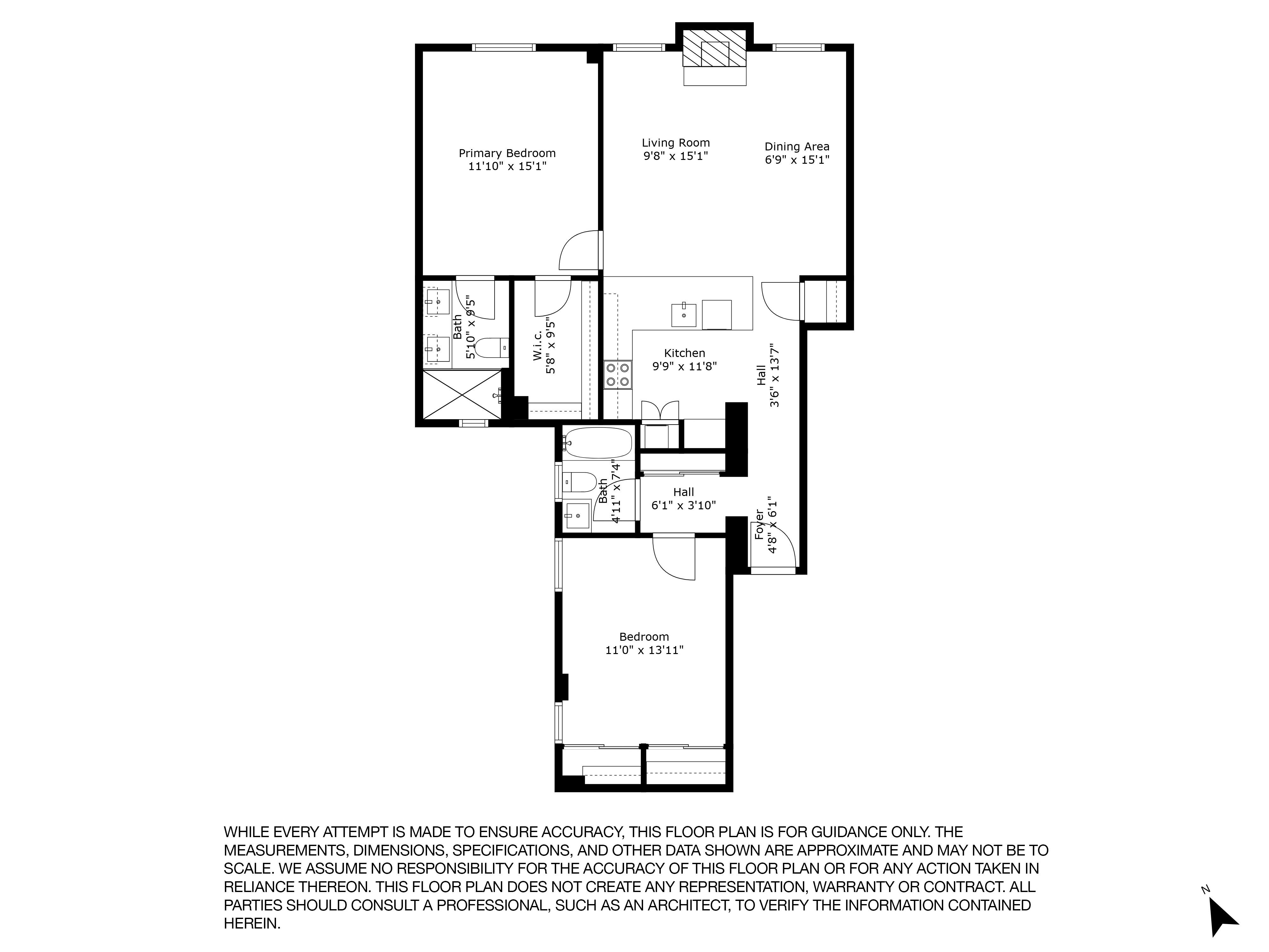 Floorplan for 310 West 97th Street, 51