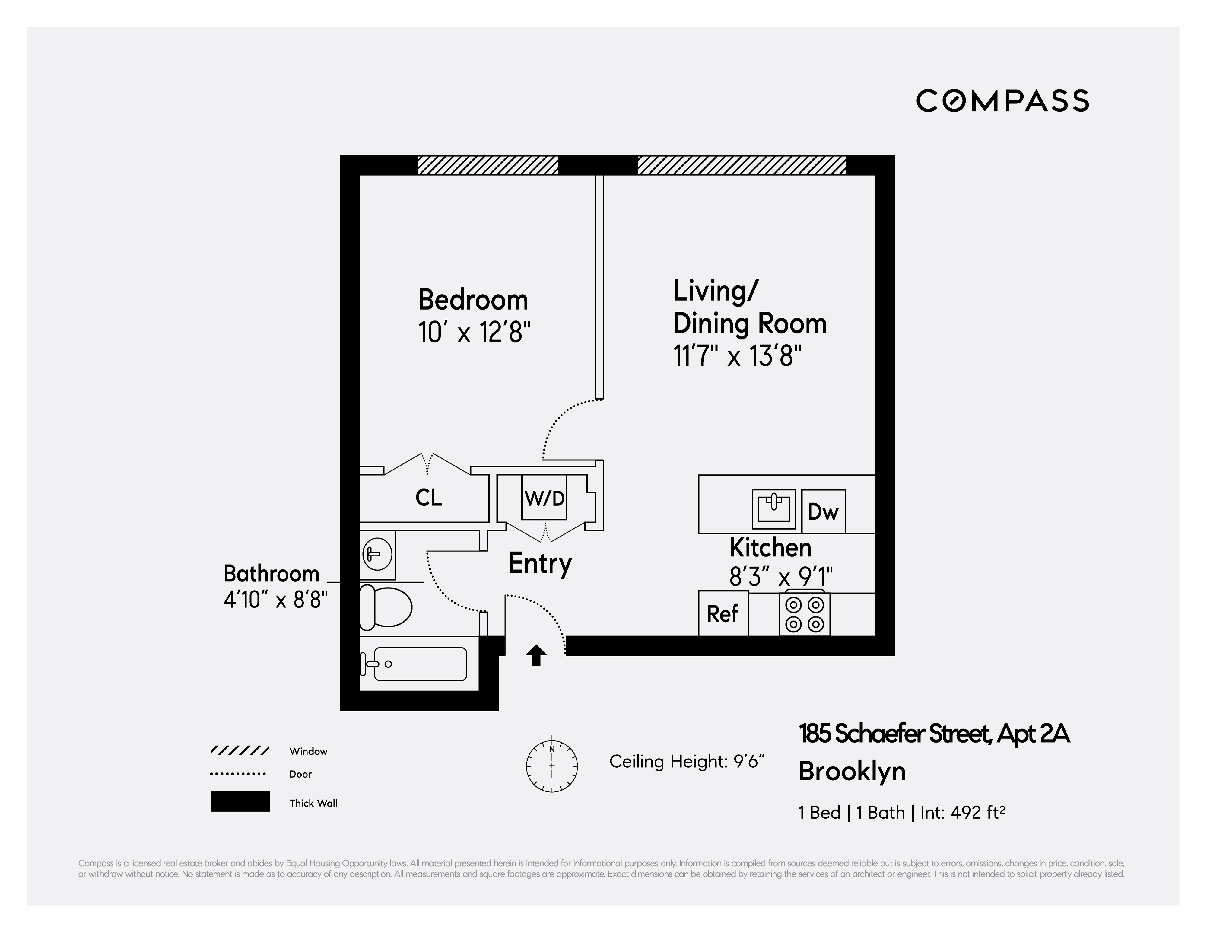 Floorplan for 185 Schaefer Street, 2A