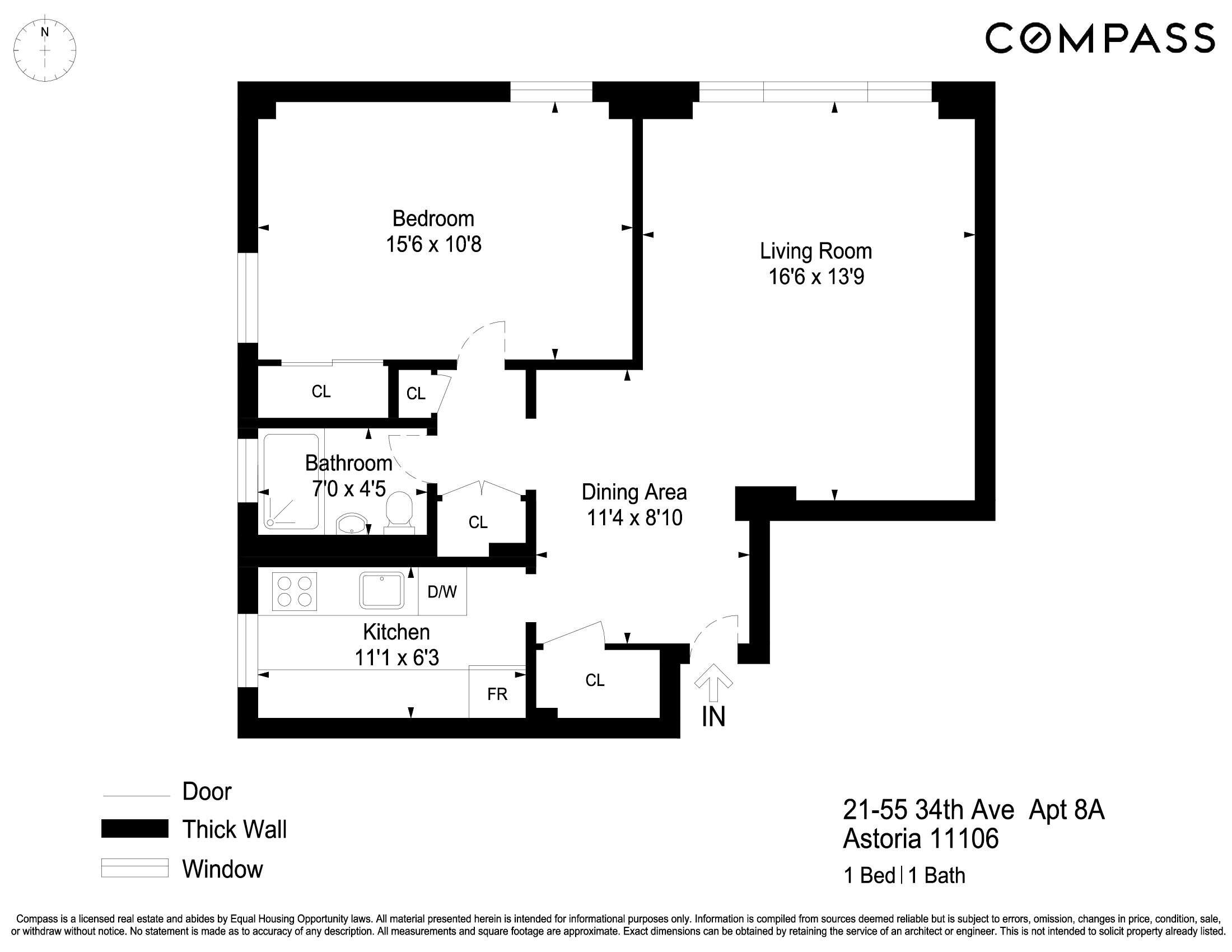 Floorplan for 21-55 34th Avenue, 8A